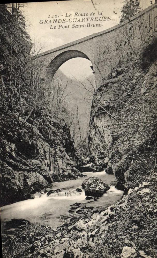 Der Saint-Bruno-Brücke — Route de la Grande-Chartreuse — Editions Victor-Hugues - Vorderseite