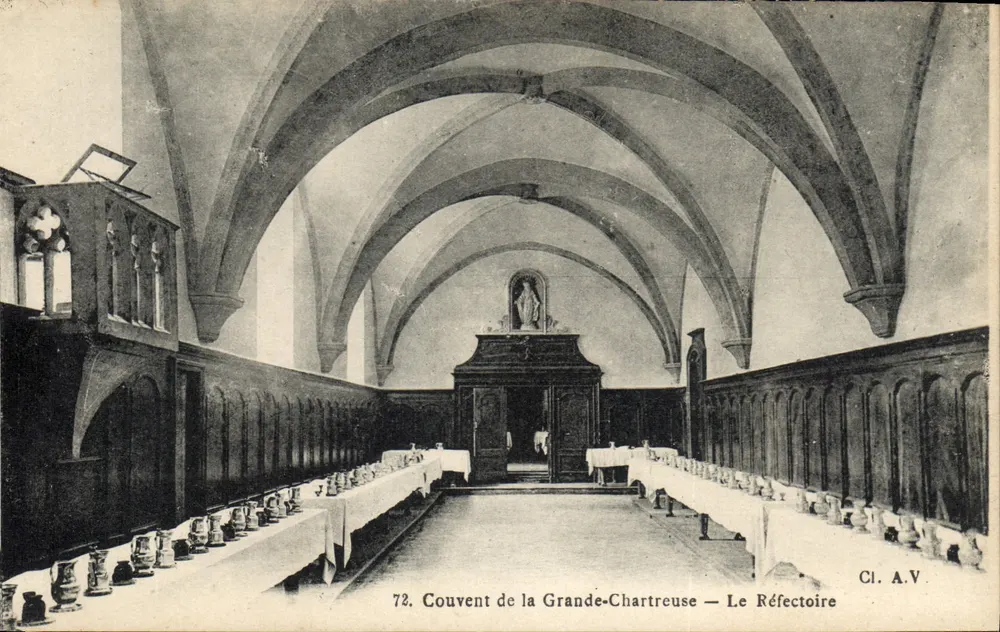 Deckel der Grande-Chartreuse — Das Refektorium — Ci. A.V. n°72 - Vorderseite