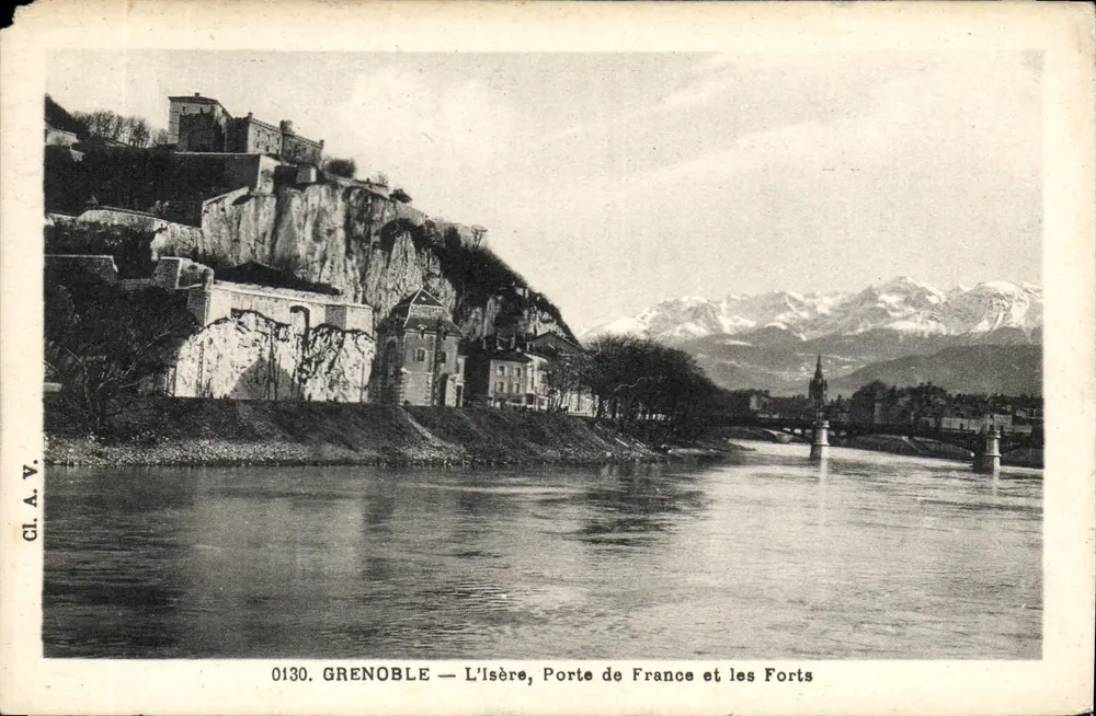 Grenoble — L'Isère, Porte de France et les Forts — CI.A.V. n°0130 - Vorderseite