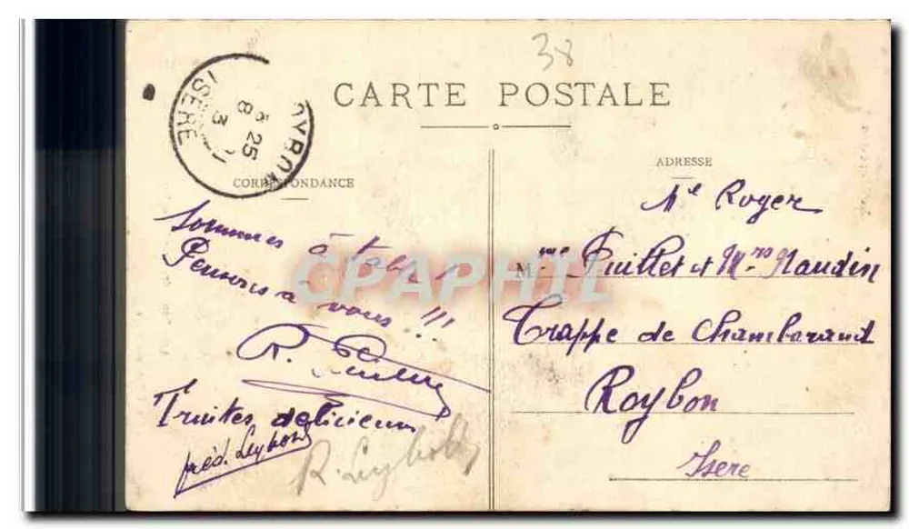 Rodovia dos Grandes-Goulets — O Vercors — Cliché P. R. - Pap. L. Rambaud, em Die - Verso