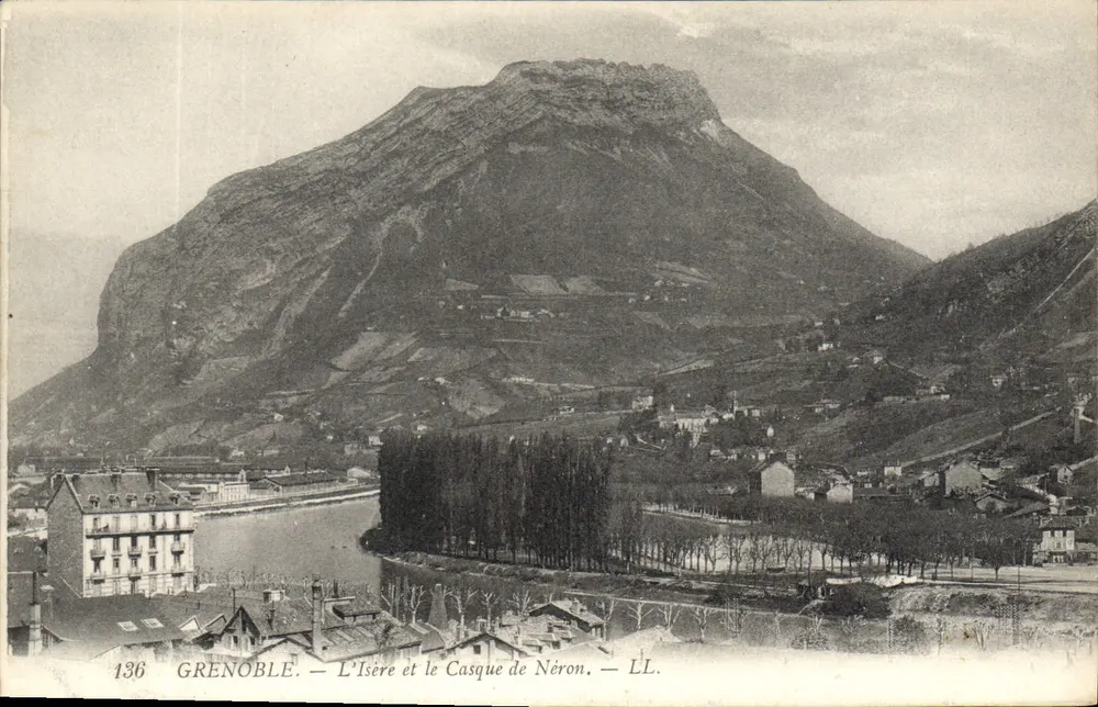 Grenoble — L'Isère e o Casque de Néron — LL. — n° 136 - Frente