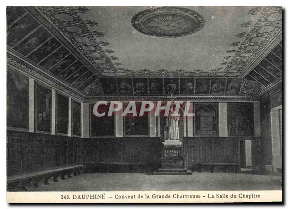 Dauphiné - Konvent der Grande Chartreuse - Die Kapitelsaal - Vorderseite
