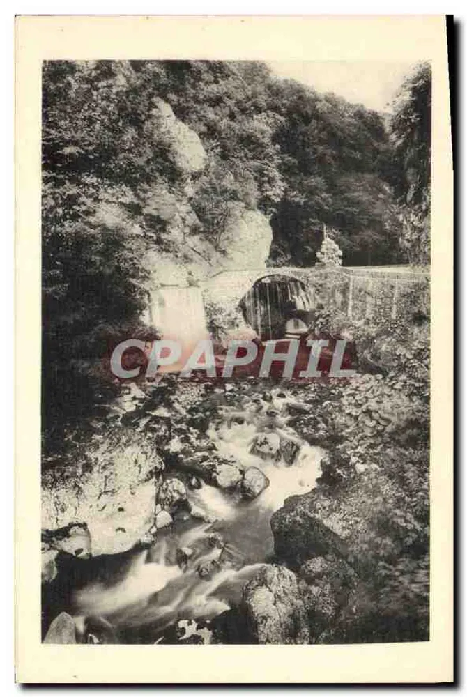 Der Sarde-Brücke von Fourvoirie — Route der Grande Chartreuse — Édition des Monuments Historiques, Paris - Vorderseite