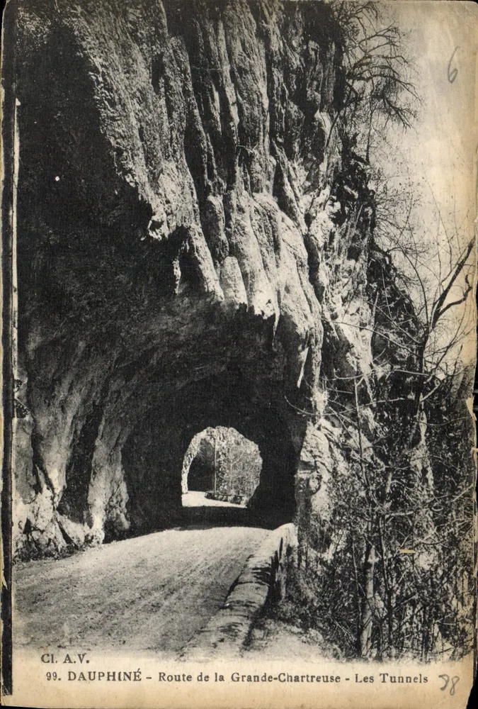 Dauphiné - Route de la Grande-Chartreuse - Les Tunnels — CI.A.V. n°99 - Vorderseite