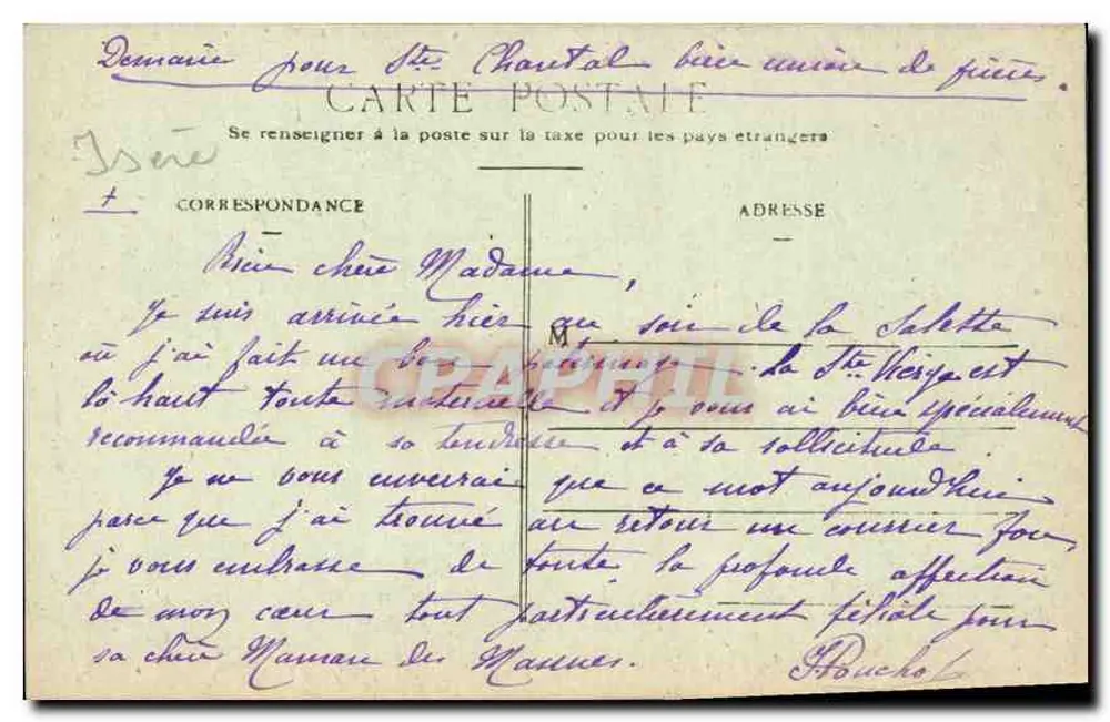 Peregrinación de N.D. de la Salette - Conversación — editor no visible, número de serie no legible - Reverso