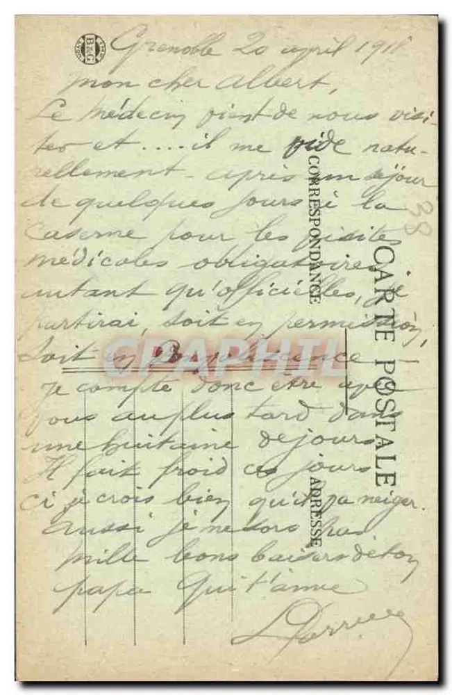 Rodovia da Grande Chartreuse — Ponte Saint-Bruno — Editor: C. B. C. n°47 - Verso