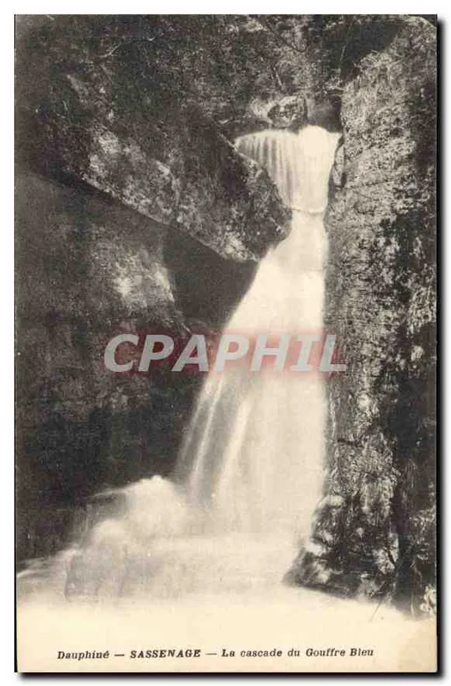 Dauphiné — Sassenage — A cascata do Gouffre Bleu - Frente