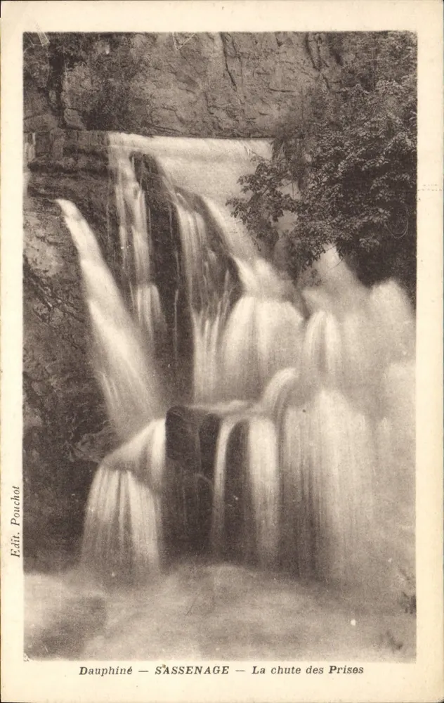 Dauphiné - Sassenage - Der Sturz der Wasserfälle — Verlag Pouchot - Vorderseite
