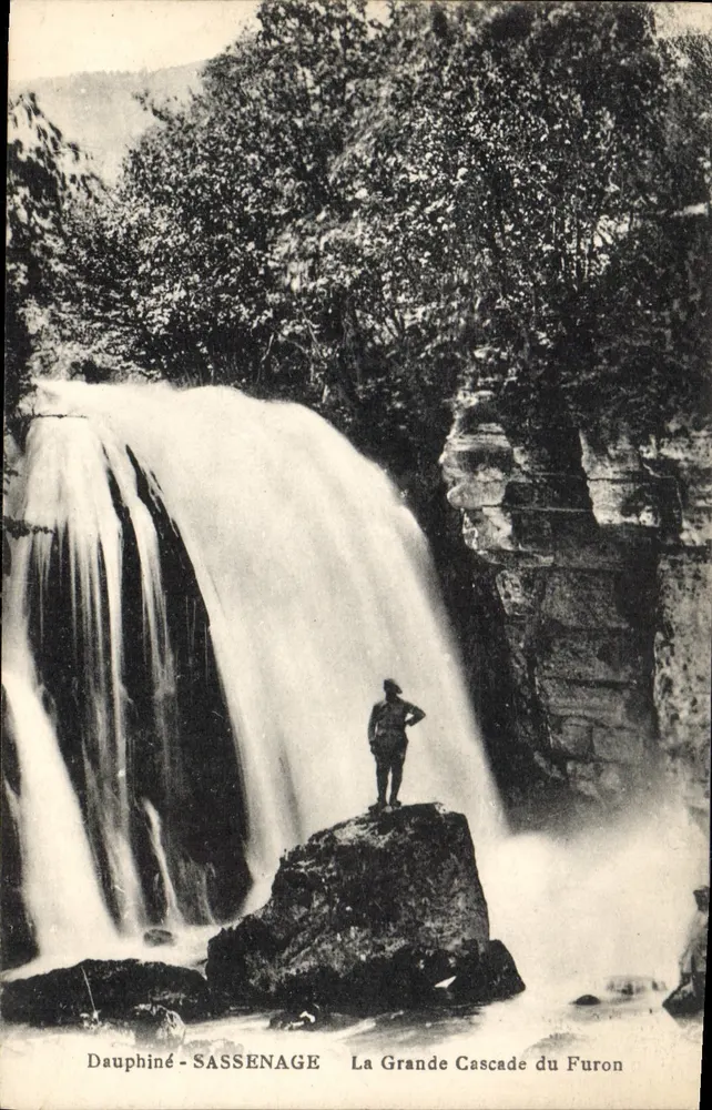 Dauphiné - Sassenage — La Grande Cascade du Furon — unbekannter Verleger - Vorderseite