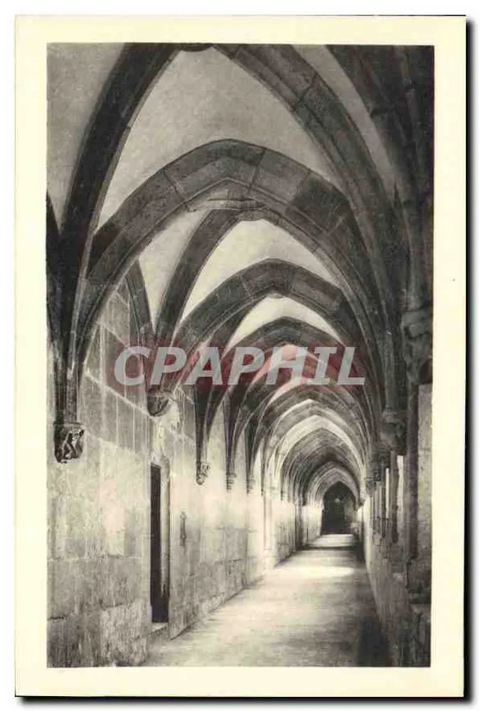 Großer Cloister (nördlicher Teil) — Kloster der Grande Chartreuse — Édition des Monuments Historiques, Paris - Vorderseite