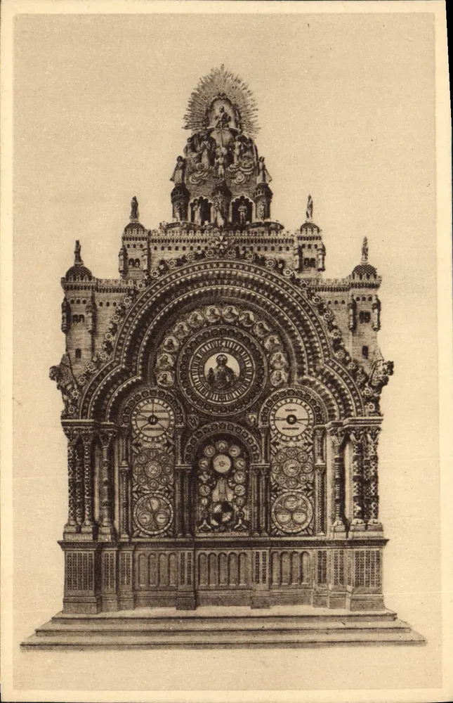 Relógio Astronômico — Beauvais — A.-L. Vérité, Engenheiro-Construtor - Frente