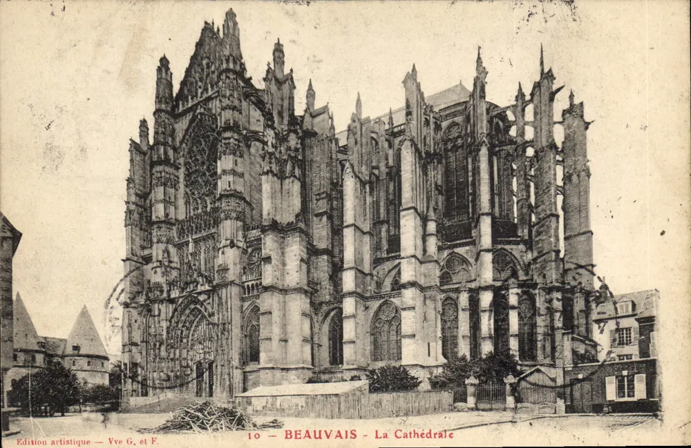 Beauvais - A Catedral — Vista G. e F. — Edição Artística - Frente