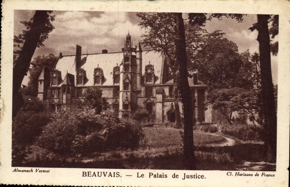 Beauvais — Het Paleis van Justitie — Cl. Horizons de France - Voorkant