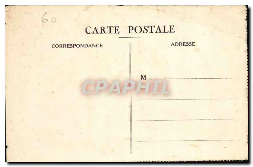 Beauvais — Het Paleis van Justitie — Cl. Horizons de France - Achterkant