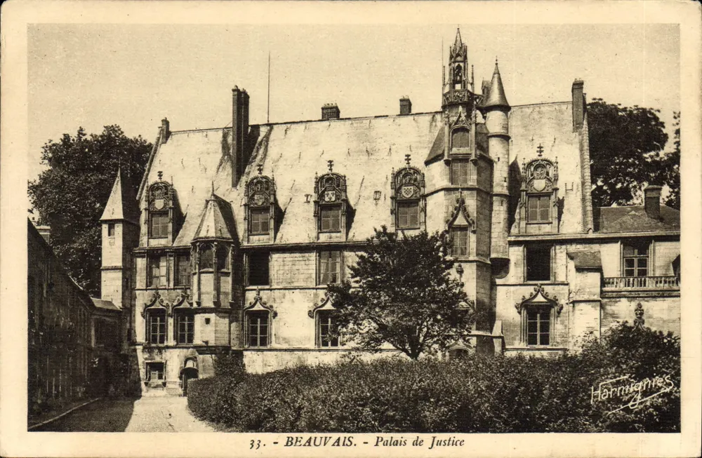 Beauvais - Palácio de Justiça — Harougnies, n°33 - Frente