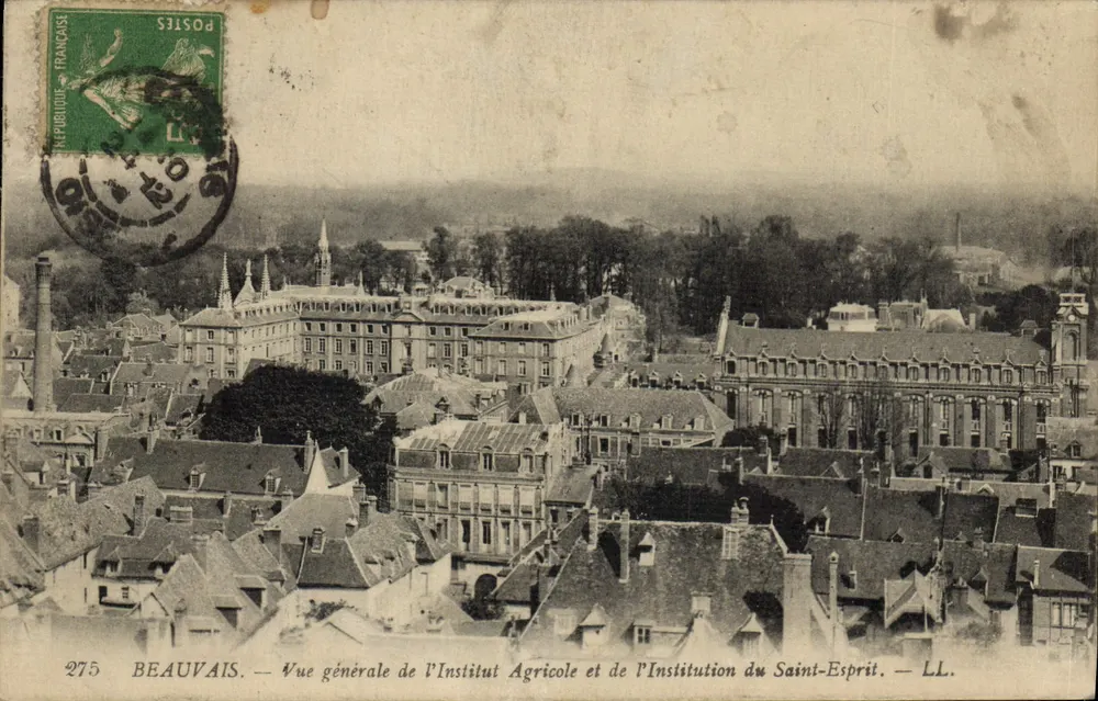 Beauvais — Allgemeiner Blick auf das Agrar-Institut und die Institution des Heiligen Geistes — LL. — Nr. 275 - Vorderseite