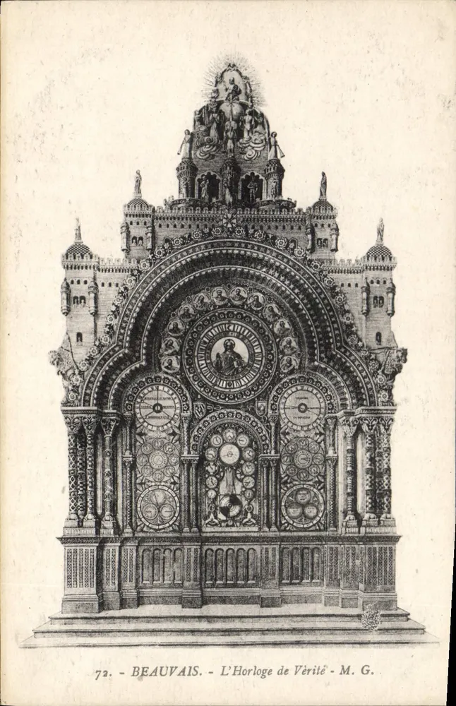 Beauvais — A Relógia da Verdade — M. G. n°72 - Frente