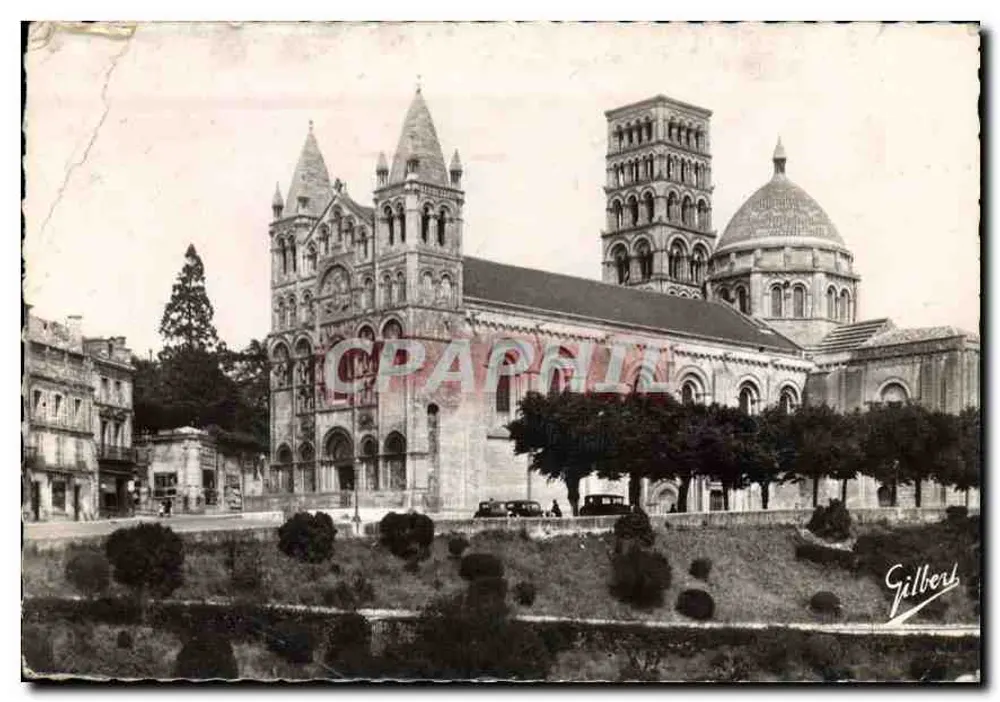 Catedral romano-bizantina de Angoulême — XIIº século — Éditions Charentaises d'Art A. Gilbert, n° A.24 - Frente