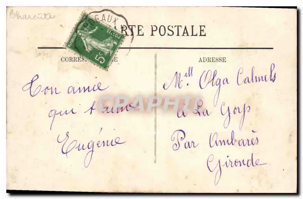 Die Fontaine der Abtei — La Couronne — Umgebung von Angoulême - Rückseite
