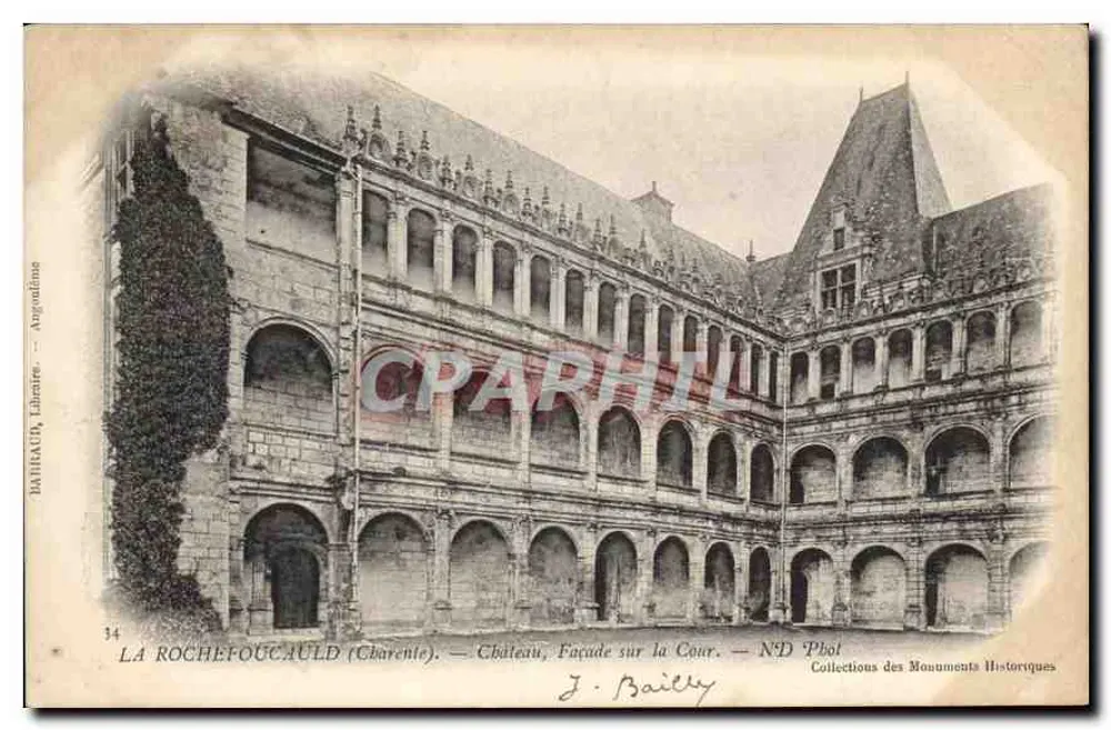 ला रोचेफौकॉल्ड (चारेंट) — कैस्टल, कोर पर फ़ासेड — जे. बेली — क्रमांक 34 - आगे