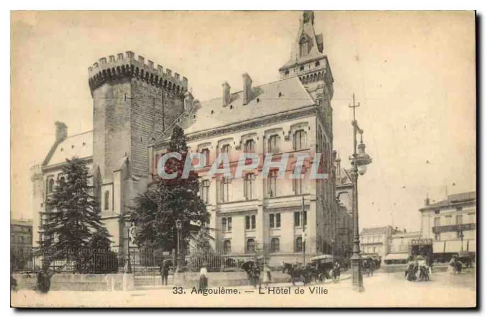 Angoulême — O Hotel de Ville — n°33 - Frente