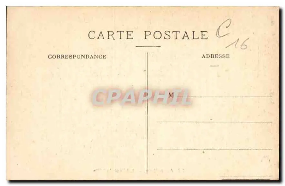 Angoulême — O Hotel de Ville — n°33 - Verso