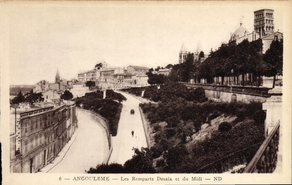 Angoulême — Die Mauern Desaix und Midi — ND - Vorderseite