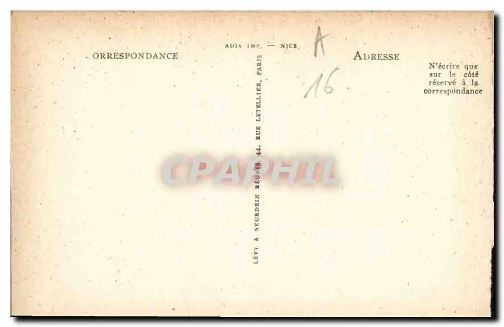 Angoulême — Die Mauern Desaix und Midi — ND - Rückseite