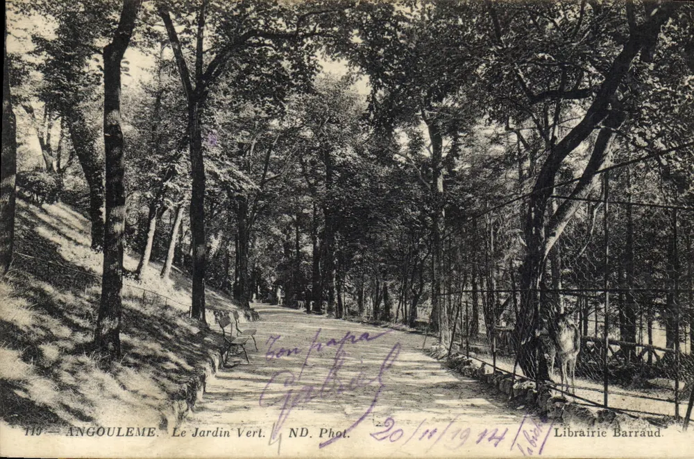 Angoulême — O Jardim Verde — Livraria Barraud - Frente