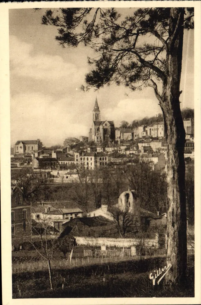 Angoulême — Viertel St-Ausone — Aufnahme von St-Martin — Edition A. Gilbert - Vorderseite