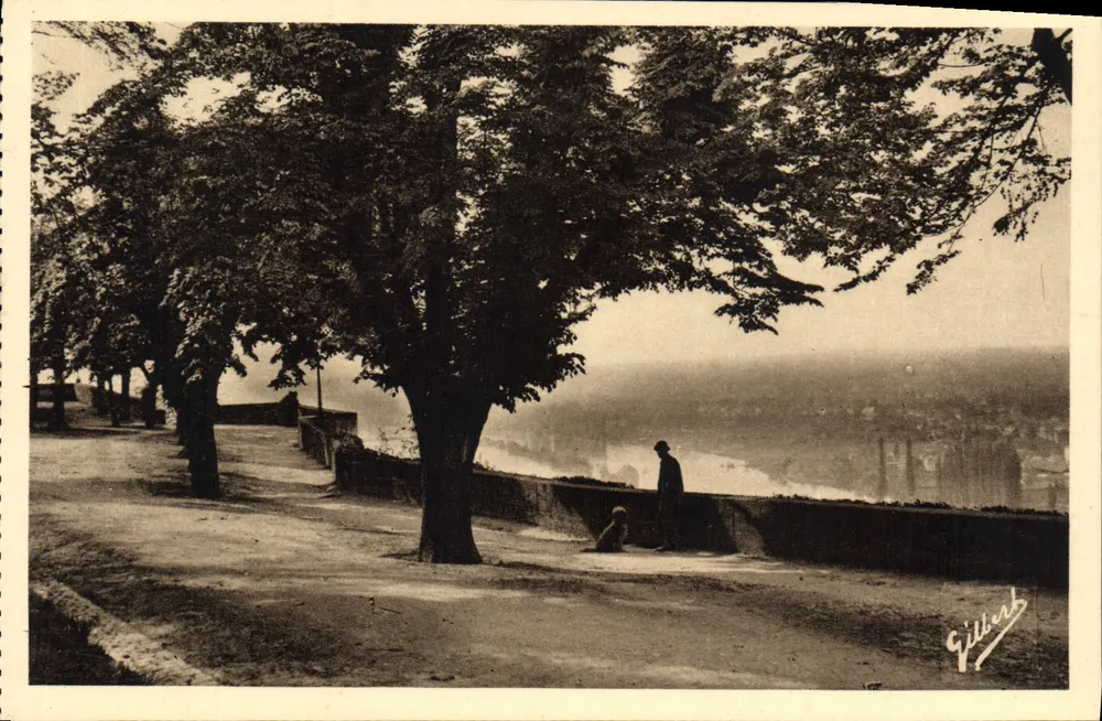 Angoulême — Ansicht der Kathedrale vom Beaulieu-Bastion — Kunstausgabe A. Gilbert, Sommarin-Mer - Vorderseite