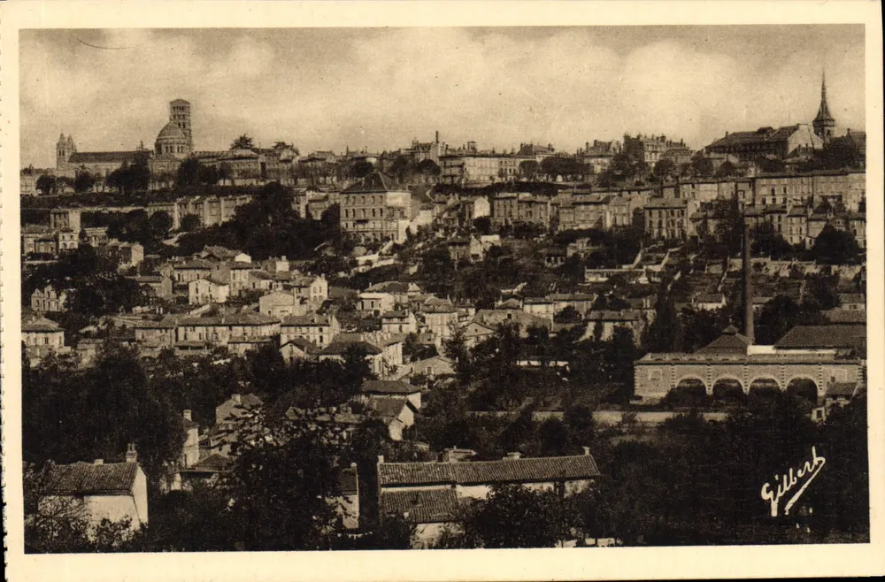 Angoulême — Vista Geral — Versante Sul — Edição de Arte A. Gilber, Soula-sur-Mar - Frente