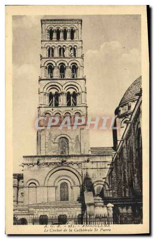 Der Turm der Kathedrale Saint-Pierre — Angoulême — A.G.A. — Nr. 381 - Vorderseite