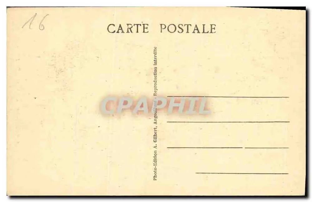Der Turm der Kathedrale Saint-Pierre — Angoulême — A.G.A. — Nr. 381 - Rückseite