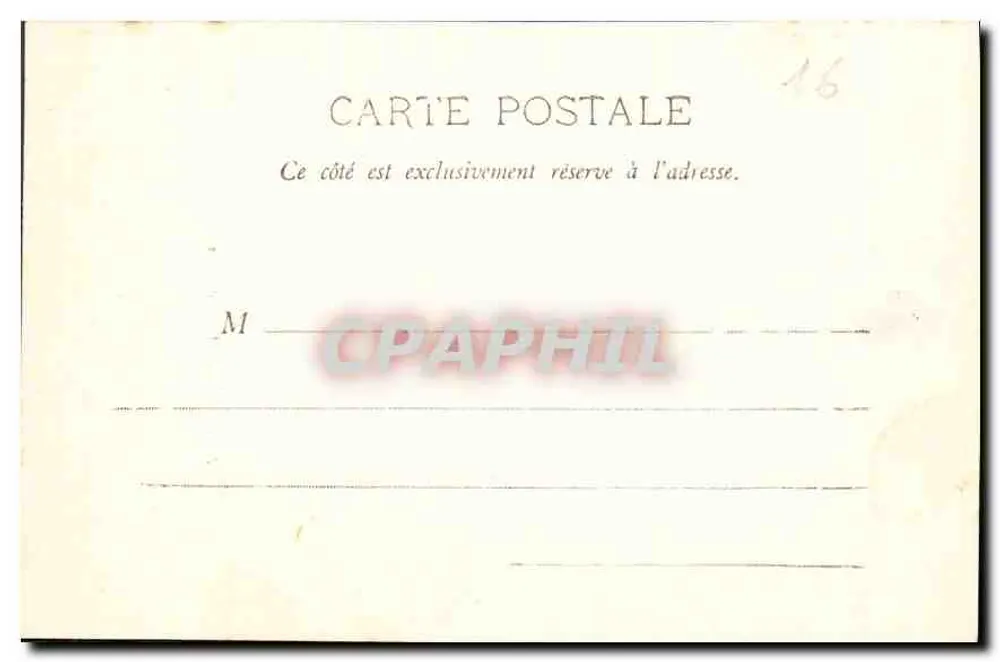 Angoulême - Hotel de Ville — Livraria Barraud, Angoulême - Verso