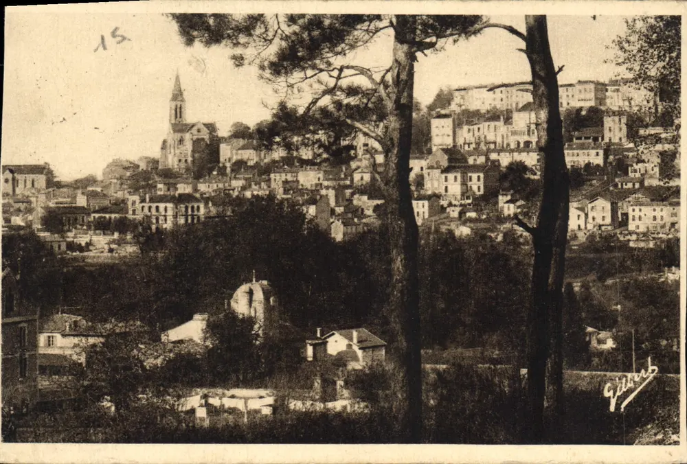 Ansicht der Stadt Angoulême — Viertel Saint-Aubin — Ausgabe Gilbert, n°1122 - Vorderseite
