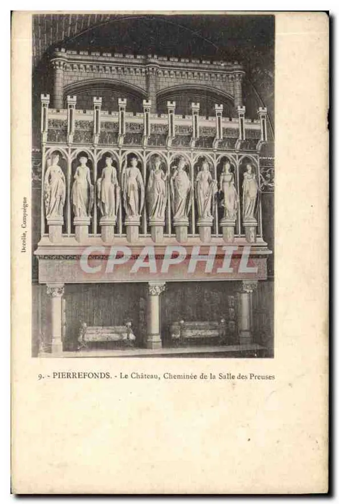 Pierrefonds - Das Schloss, Kamin der Salle des Preuses — Verlag Decoilla, Gesellschaft - Vorderseite