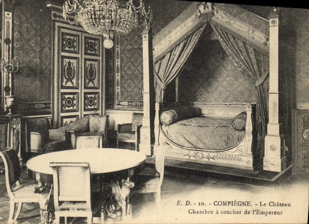 Quarto do Imperador — Castelo de Compiègne — E.D. - 10 - Frente