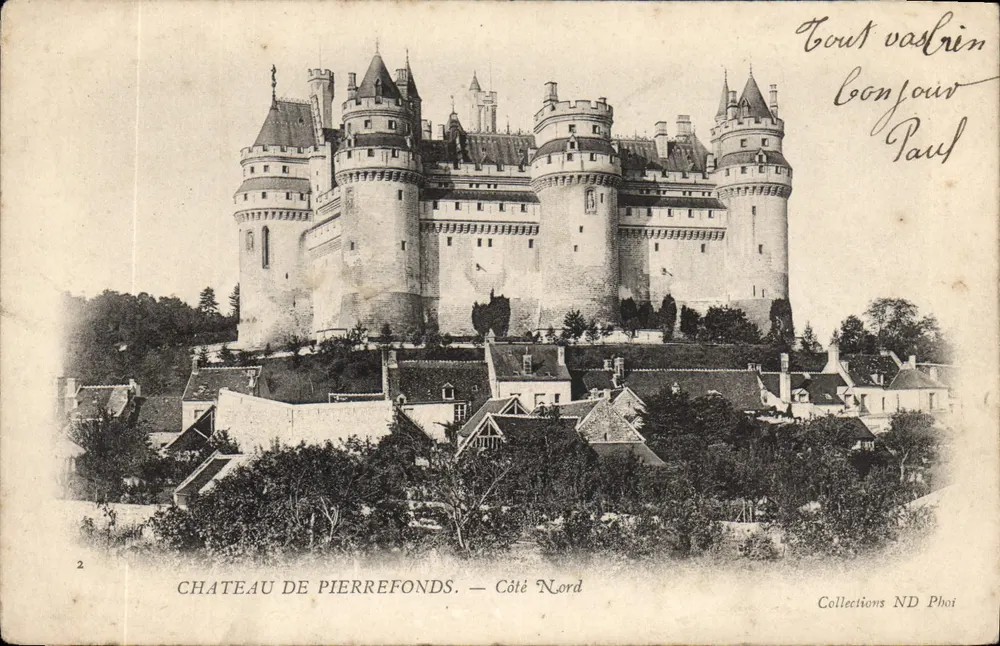 Castelo de Pierrefonds — Lado Norte — Collections ND Phoi - Frente