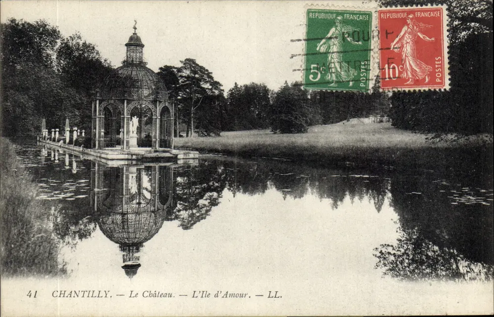 Chantilly — O Castelo — A Ilha do Amor — LL. - Frente