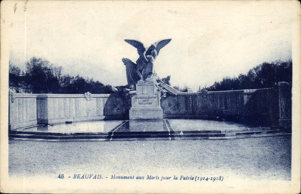 Beauvais — Denkmal für die Toten für das Vaterland (1914–1918) — Verlag G. Artraud, Nantes, n° 48 - Vorderseite