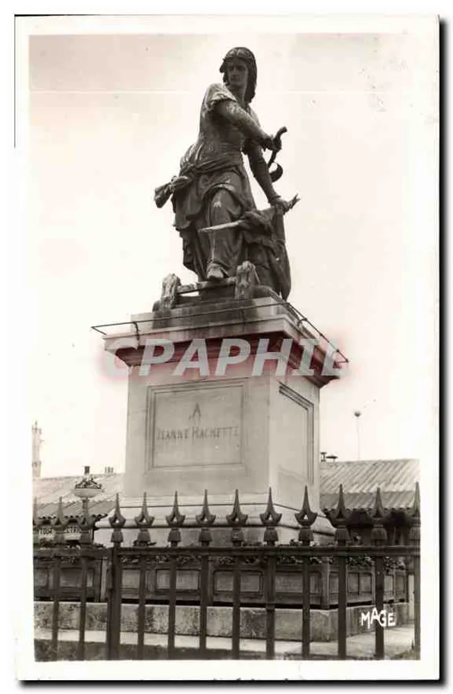 Beauvais (Oise) — Monument a Jeanne Hachette — G. Réant, editor - Frente