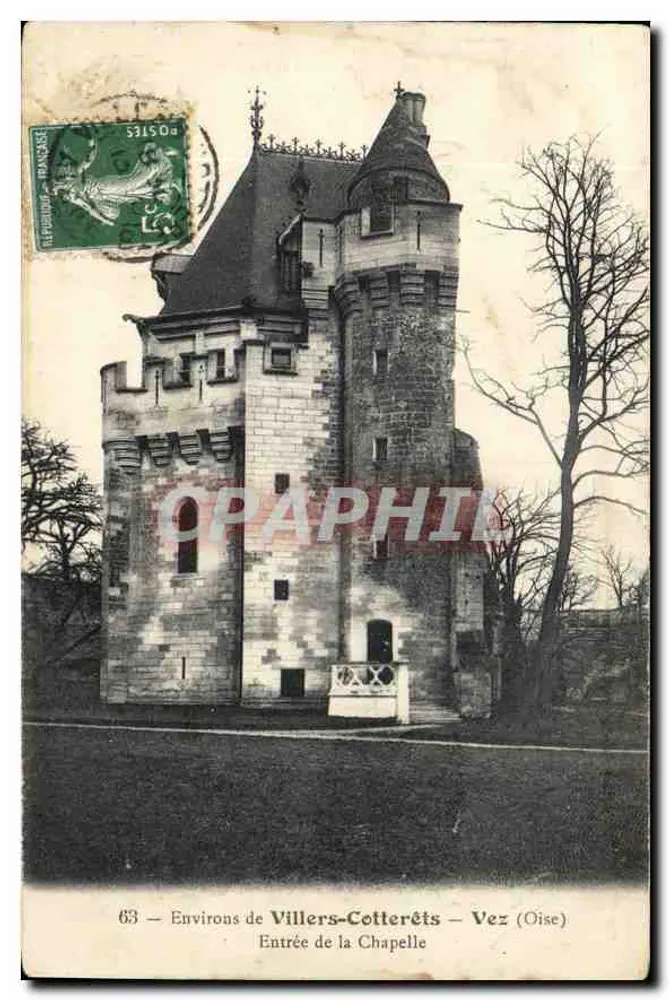 Eingang zur Kapelle — Umgebung von Villers-Cotterêts — Vez (Oise) — Buchhandlung-Verlag - Vorderseite