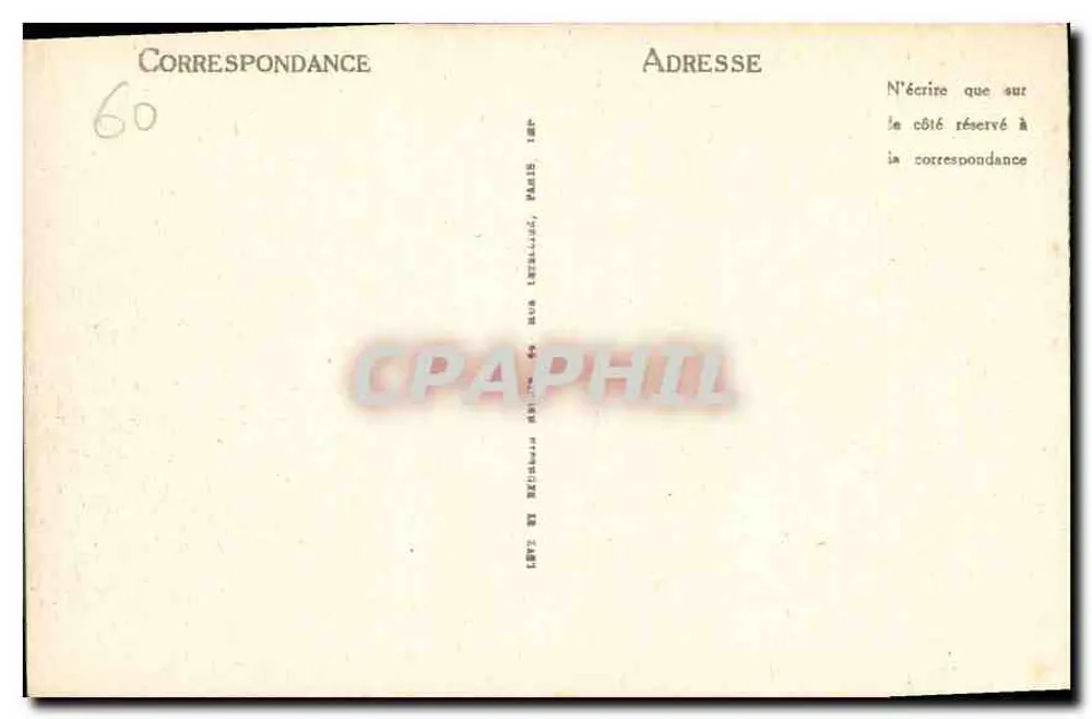 Pierrefonds — O Castelo (Lado Sul) — LL - Verso