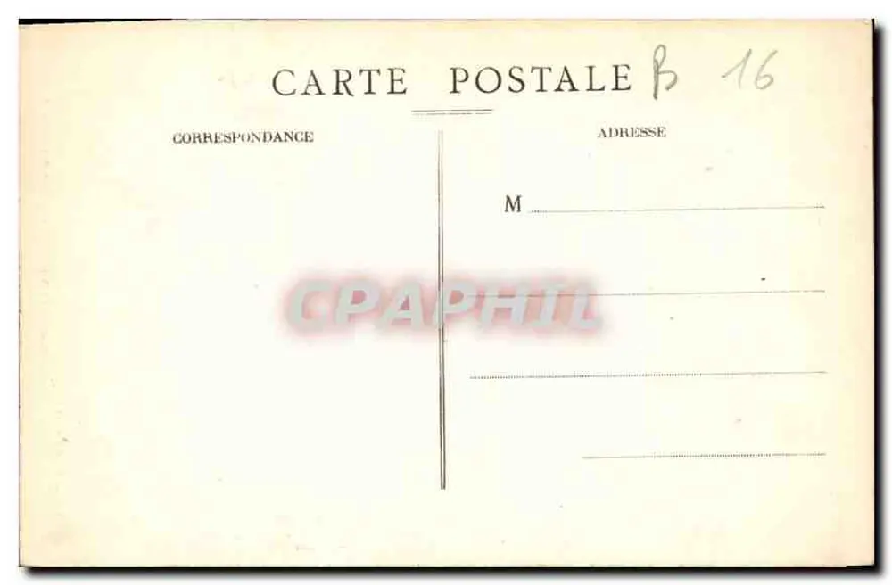 Angoulême — A Catedral — Fachada primitiva — Edição R. Constantin, n°50 - Verso