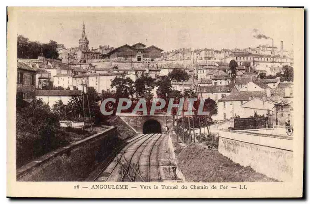 Angoulême — Em direção ao Túnel do Caminho de Ferro — I.L. - Frente