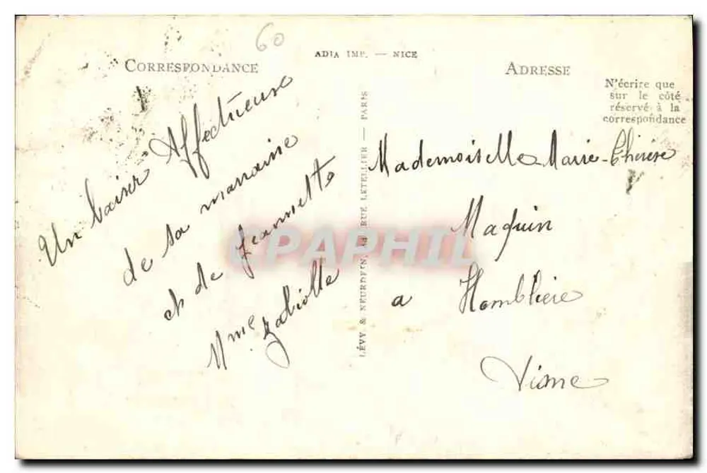 Chantilly — El Castillo. La fachada Nordeste — LL - Reverso
