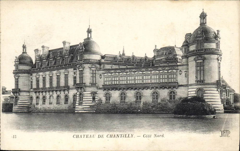 Castelo de Chantilly — Lado Norte — JND Phot. - Frente