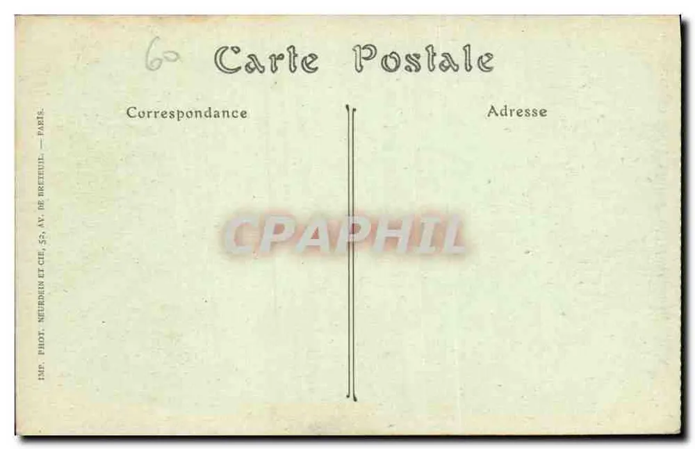 Castelo de Chantilly — Lado Norte — JND Phot. - Verso
