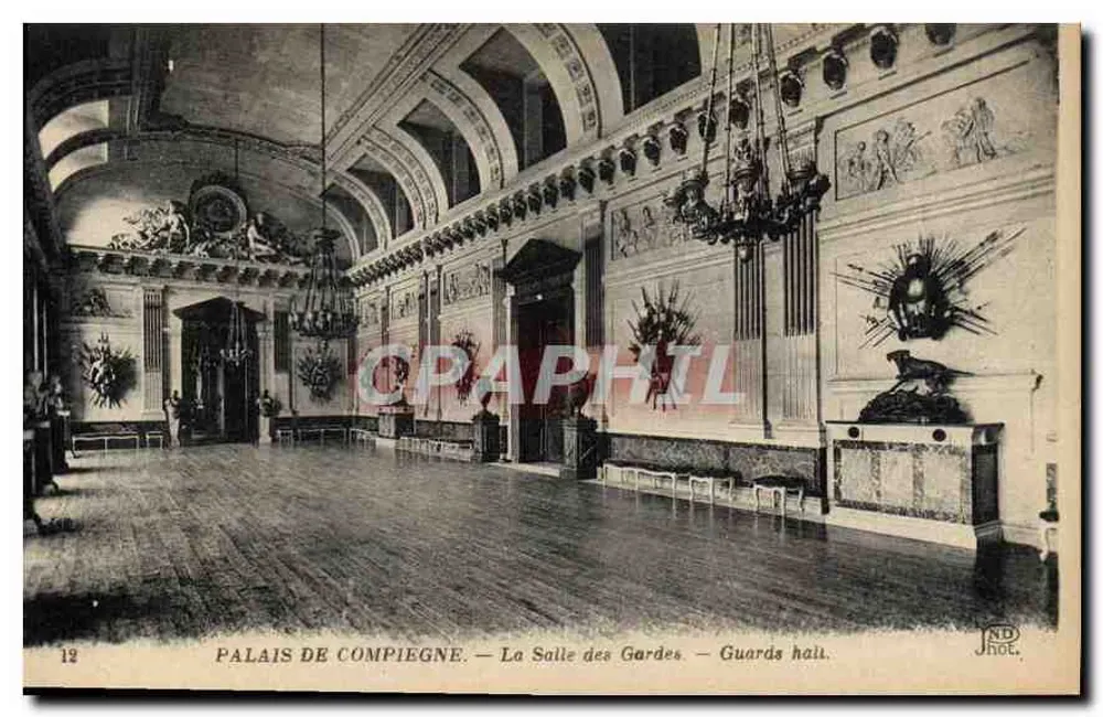 Palazzo di Compiègne — La Sala dei Guardiani — Guards hall - Recto